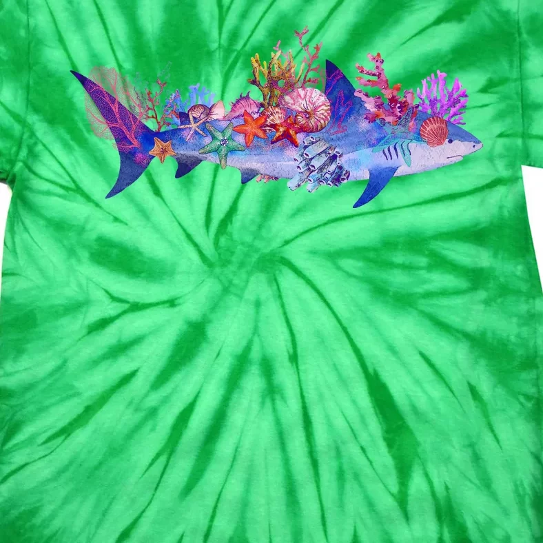 Ocean Sea Life Shark Tie-Dye T-Shirt