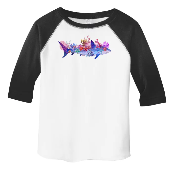 Ocean Sea Life Shark Toddler Fine Jersey T-Shirt