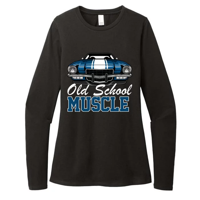 Old School Muscle Car Womens CVC Long Sleeve Shirt