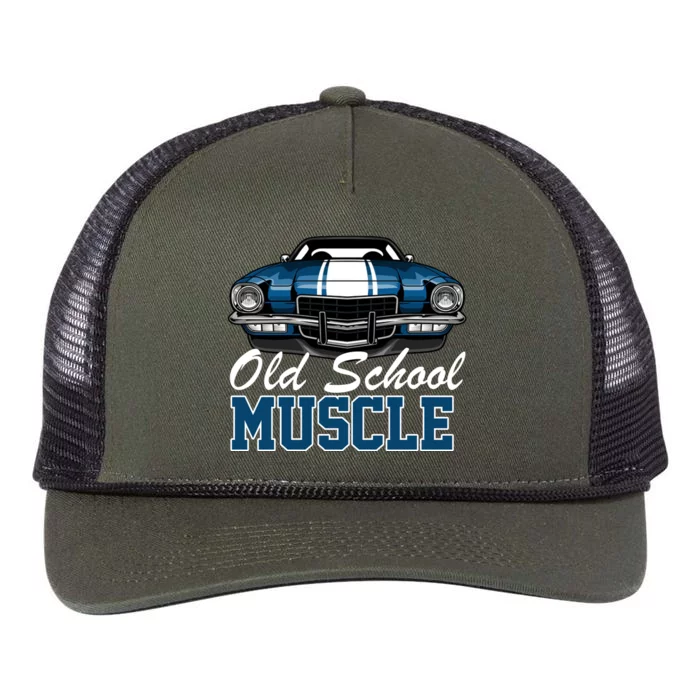 Old School Muscle Car Retro Rope Trucker Hat Cap