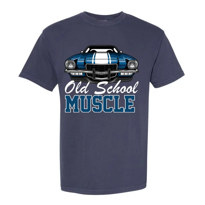 Old School Muscle Car Garment-Dyed Heavyweight T-Shirt