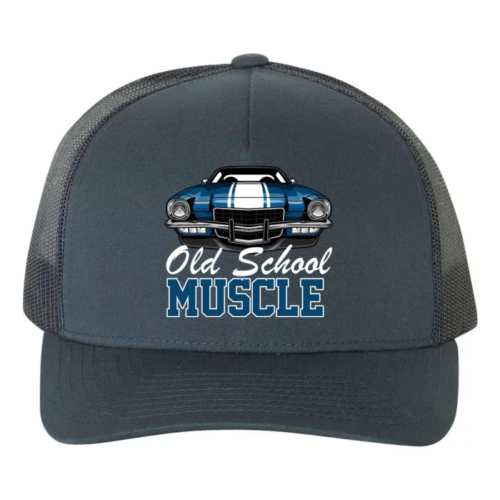 Old School Muscle Car Yupoong Adult 5-Panel Trucker Hat