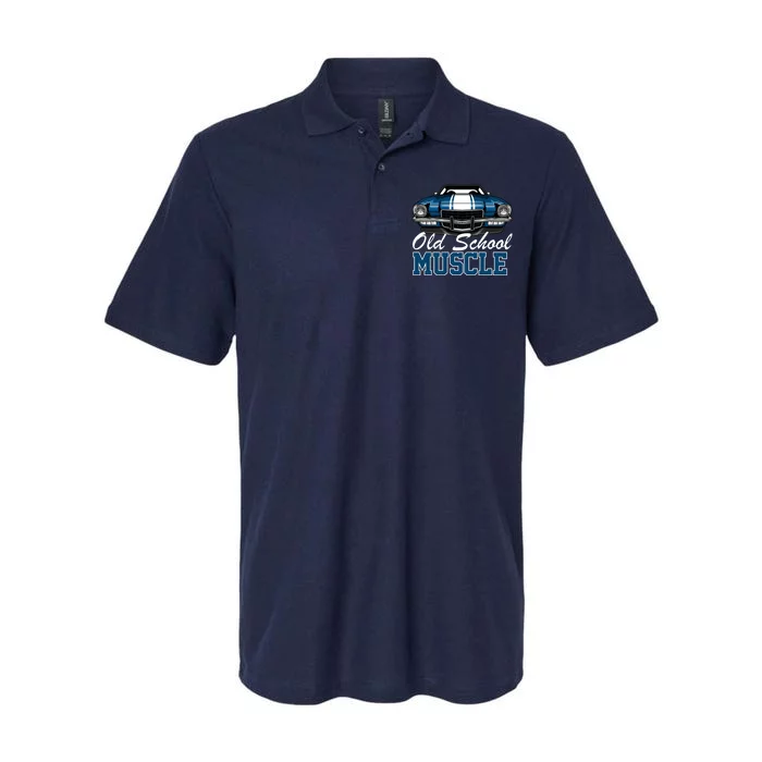 Old School Muscle Car Softstyle Adult Sport Polo