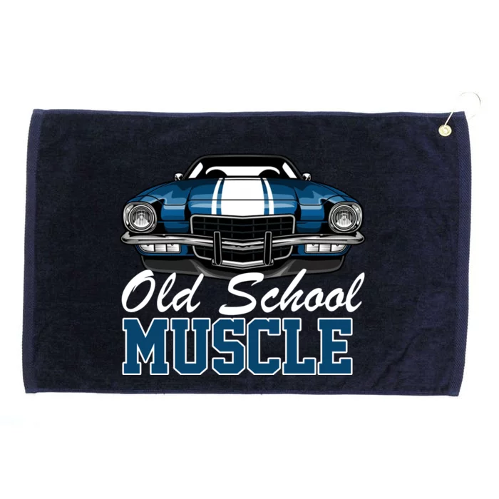 Old School Muscle Car Grommeted Golf Towel