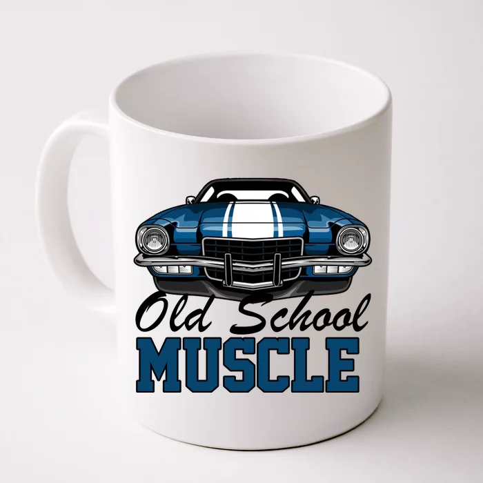Old School Muscle Car Front & Back Coffee Mug