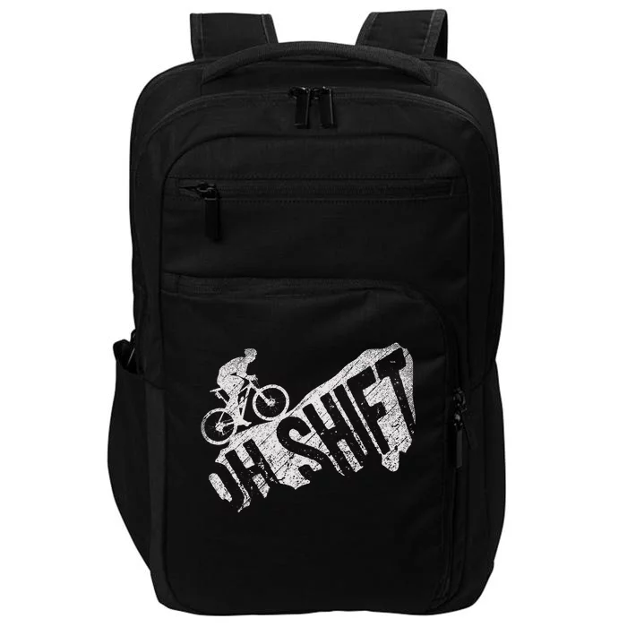 Oh Shift Mountain Biking Bicycle Bike Rider Cyclist Impact Tech Backpack