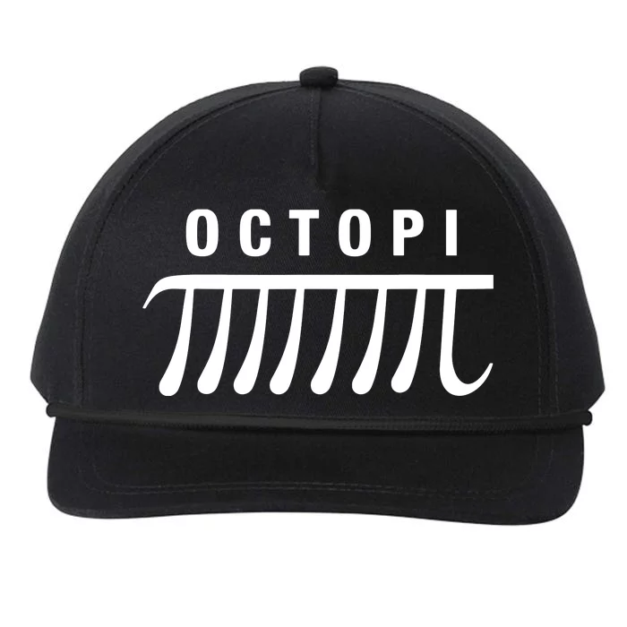 Octopi Science Math Pi Day Funny Great Fun Teachers Puns Snapback Five-Panel Rope Hat