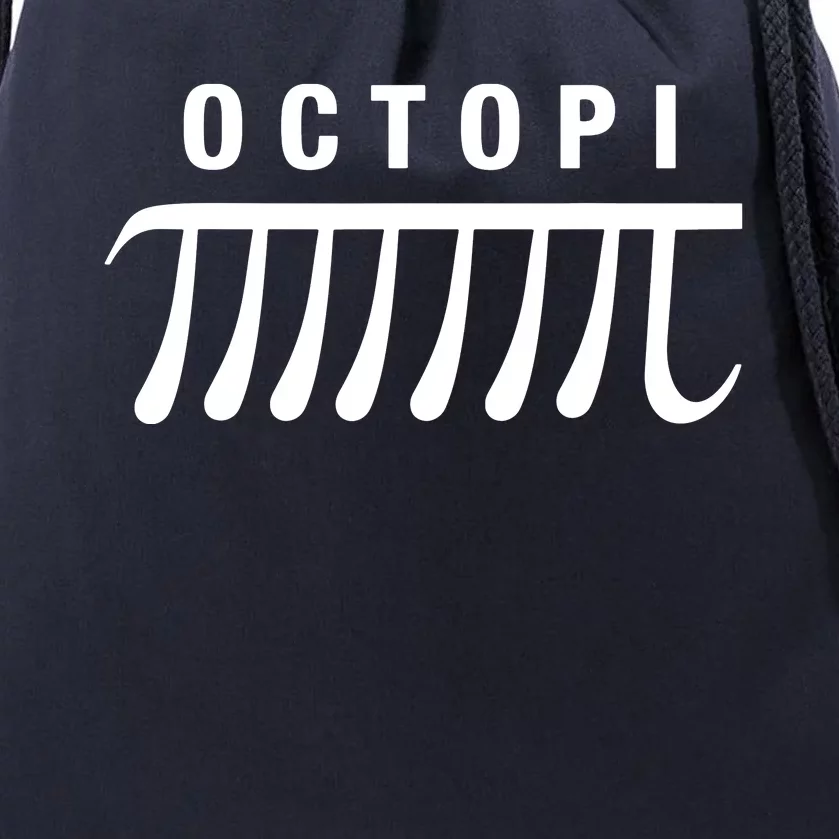 Octopi Science Math Pi Day Funny Great Fun Teachers Puns Drawstring Bag