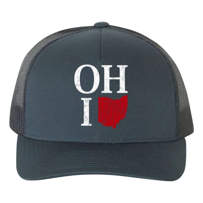 Ohio State Map Yupoong Adult 5-Panel Trucker Hat