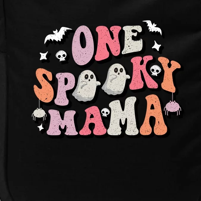 One Spooky Mama Funny Halloween Mom Costume Groovy Cute Gift Impact Tech Backpack