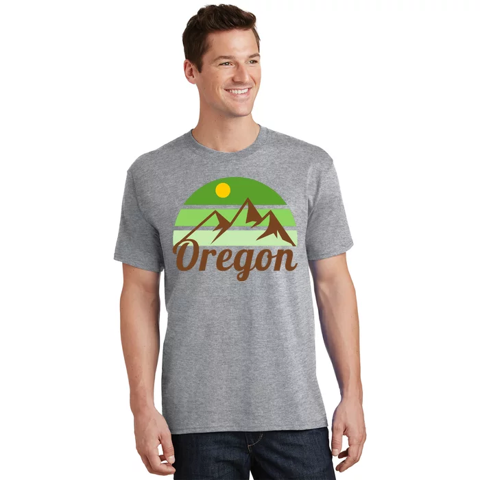 Oregon Simple Mountain Logo T-Shirt