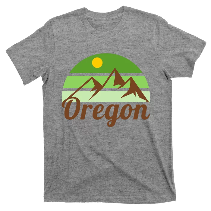 Oregon Simple Mountain Logo T-Shirt