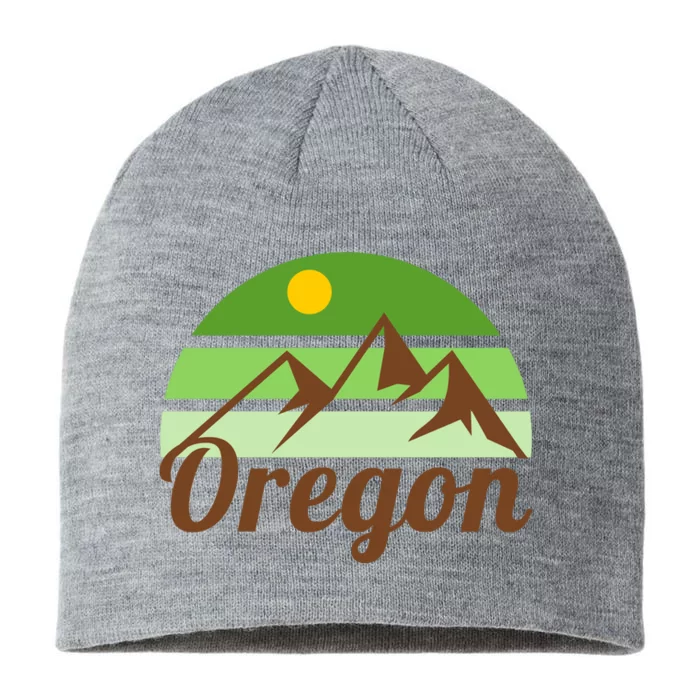 Oregon Simple Mountain Logo 8 1/2in Sustainable Knit Beanie