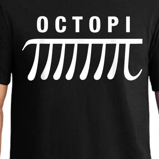 Octopi Science Math Pi Funny Great Teachers Gift Puns Tee Pajama Set