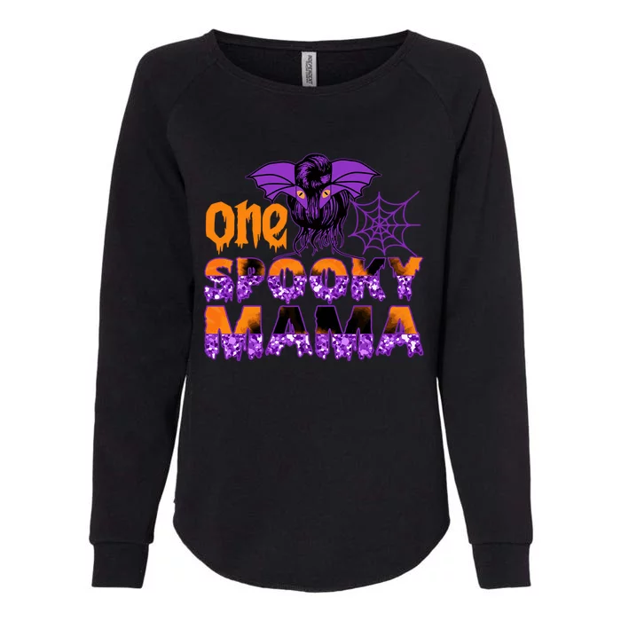 One Spooky Mama Halloween Mom Costume Cool Gift Womens California Wash Sweatshirt