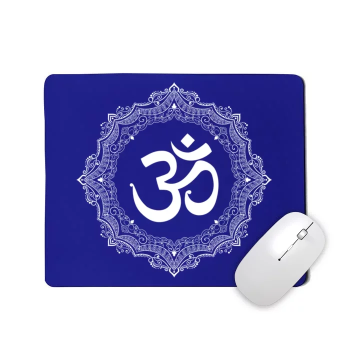 Om Symbol Namaste Aum Ohm Hindu Zen Tantra Yoga Day Gift Mousepad