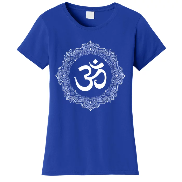 Om Symbol Namaste Aum Ohm Hindu Zen Tantra Yoga Day Gift Women's T-Shirt