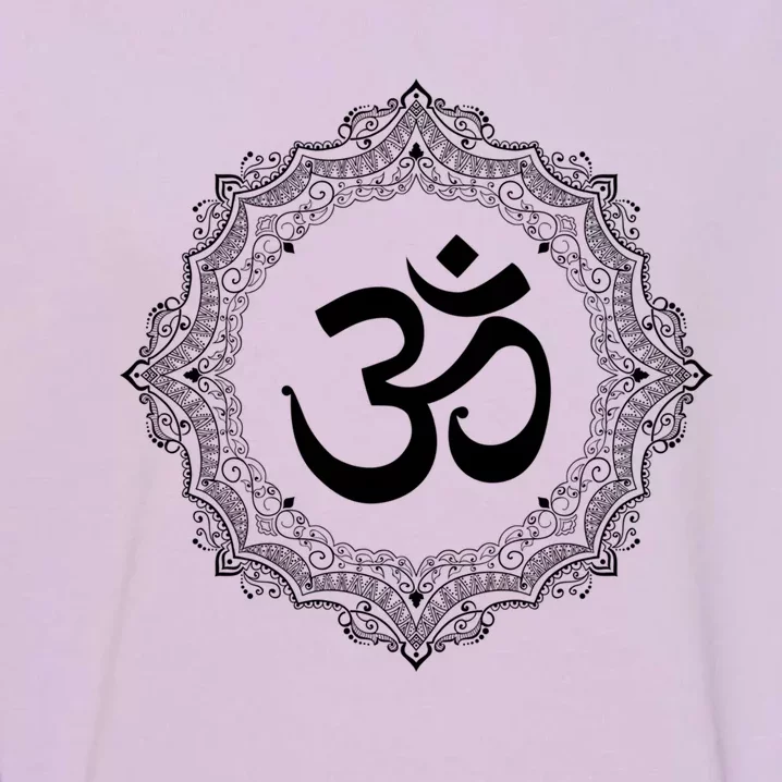 Om Symbol Namaste Aum Ohm Hindu Zen Tantra Yoga Day Gift Garment-Dyed Sweatshirt