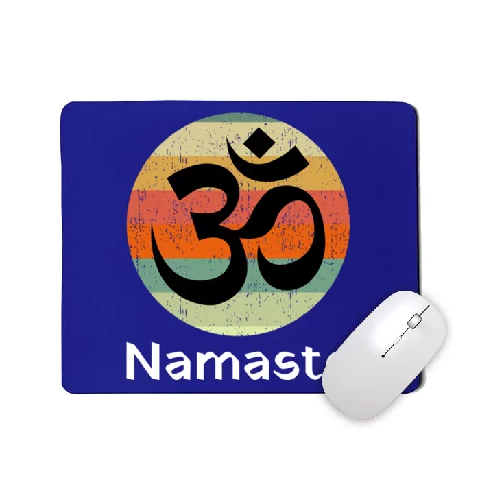 Om Symbol Namaste Ohm Hindu Zen Yoga Day Great Gift Mousepad