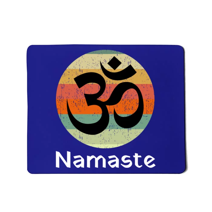 Om Symbol Namaste Ohm Hindu Zen Yoga Day Great Gift Mousepad