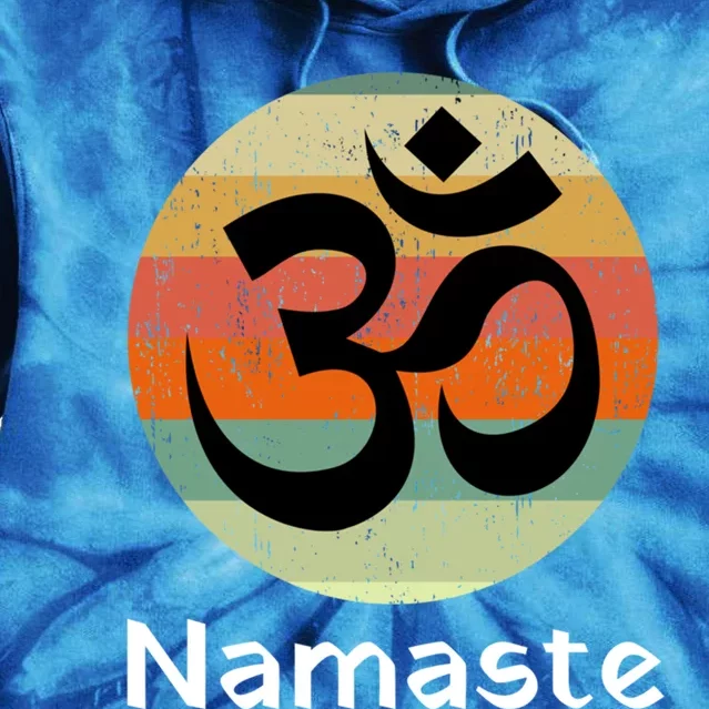 Om Symbol Namaste Ohm Hindu Zen Yoga Day Great Gift Tie Dye Hoodie