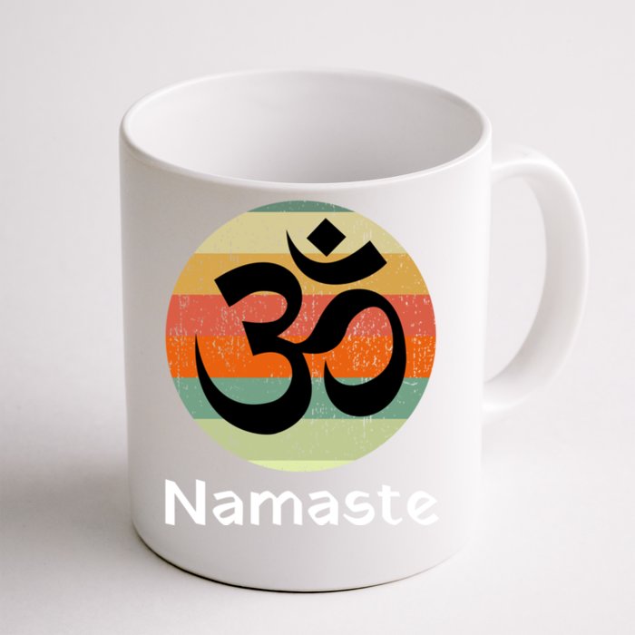 Om Symbol Namaste Ohm Hindu Zen Yoga Day Great Gift Front & Back Coffee Mug