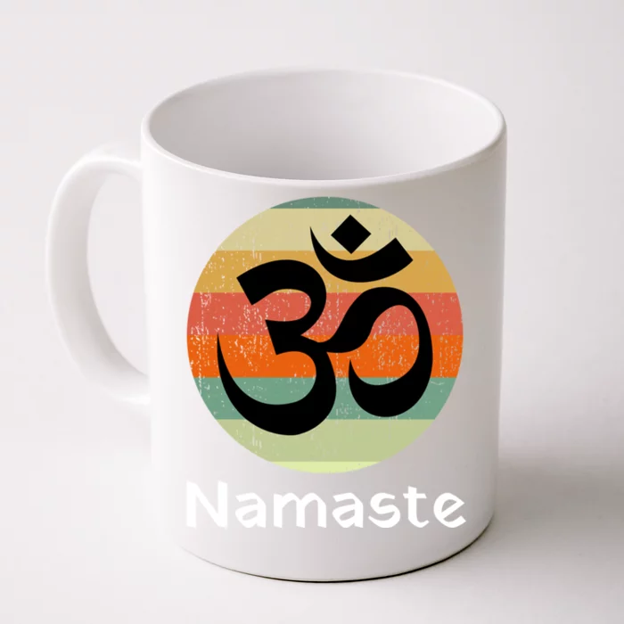 Om Symbol Namaste Ohm Hindu Zen Yoga Day Great Gift Front & Back Coffee Mug