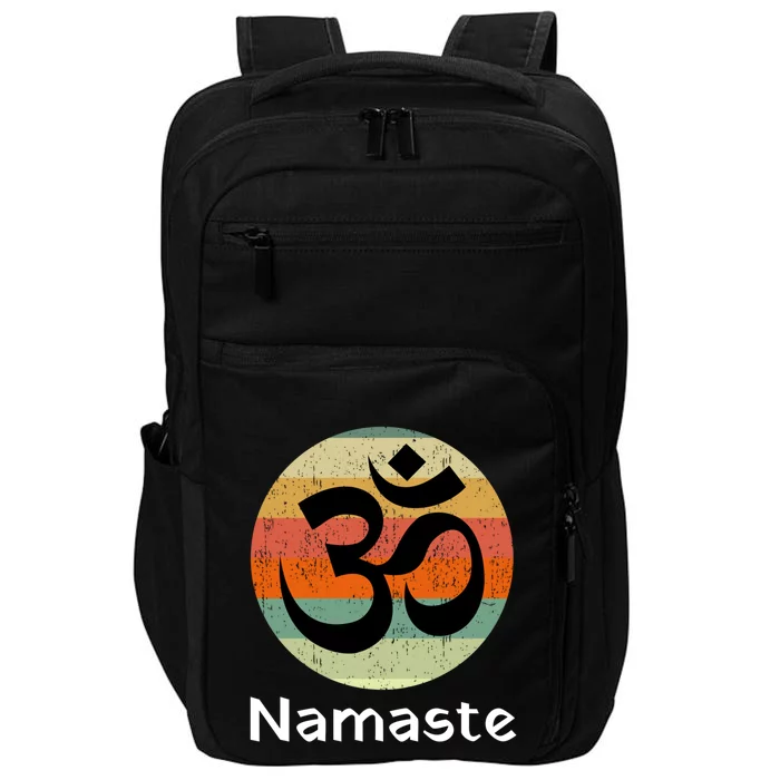 Om Symbol Namaste Ohm Hindu Zen Yoga Day Cool Gift Impact Tech Backpack