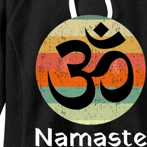 Om Symbol Namaste Ohm Hindu Zen Yoga Day Cool Gift Women's Fleece Hoodie