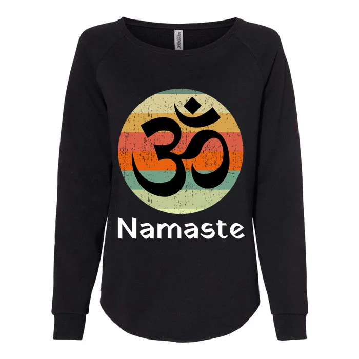 Om Symbol Namaste Ohm Hindu Zen Yoga Day Cool Gift Womens California Wash Sweatshirt