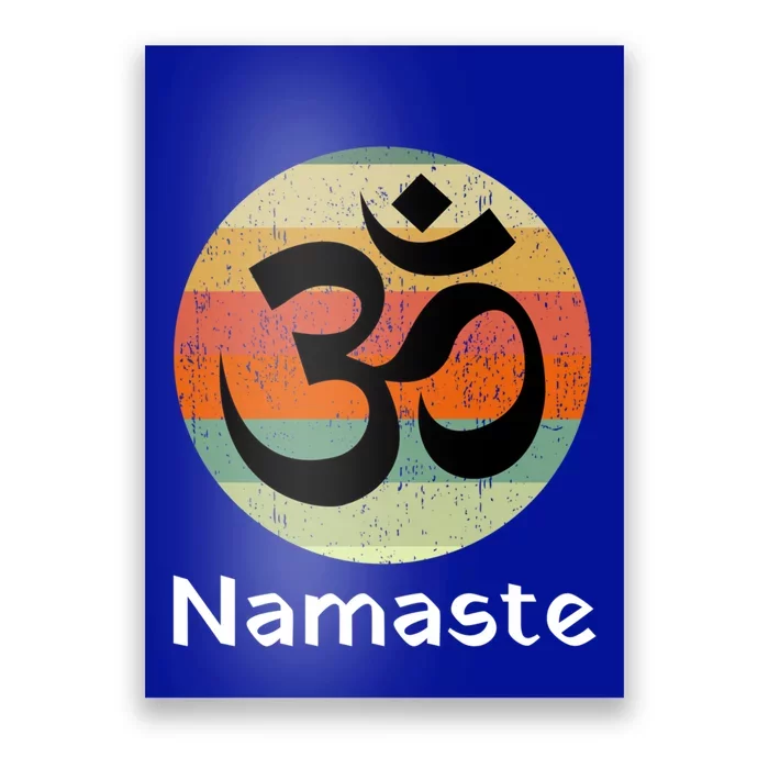 Om Symbol Namaste Ohm Hindu Zen Yoga Day Cool Gift Poster