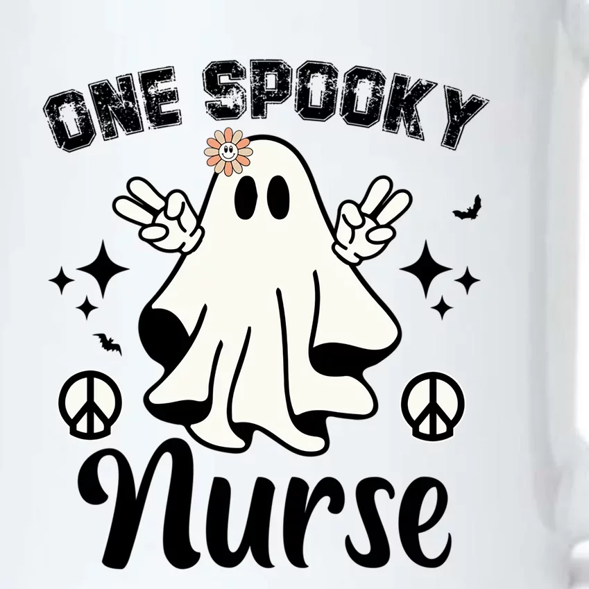 One Spooky Nurse One Spooky Mama One Thankful Nurse Funny Gift Black Color Changing Mug