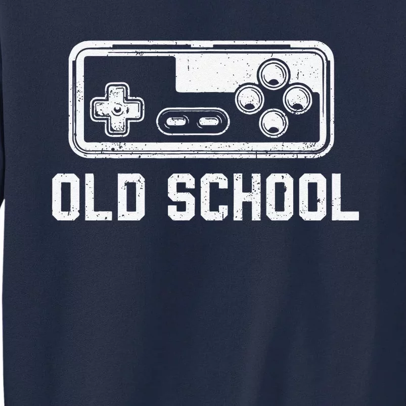 Old School New School Gamer Dad Son Matching FatherS Day Tall Sweatshirt