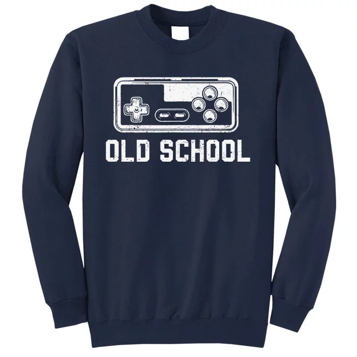 Old School New School Gamer Dad Son Matching FatherS Day Tall Sweatshirt