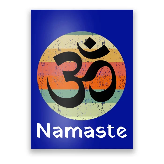 Om Symbol Namaste Ohm Hindu Zen Yoga Day Gift Poster