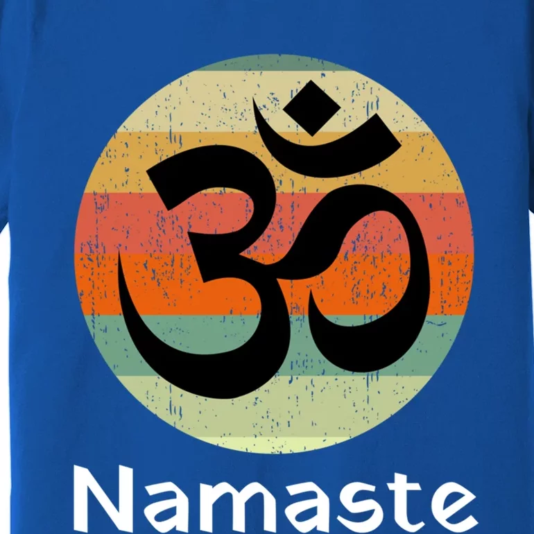 Om Symbol Namaste Ohm Hindu Zen Yoga Day Gift Premium T-Shirt