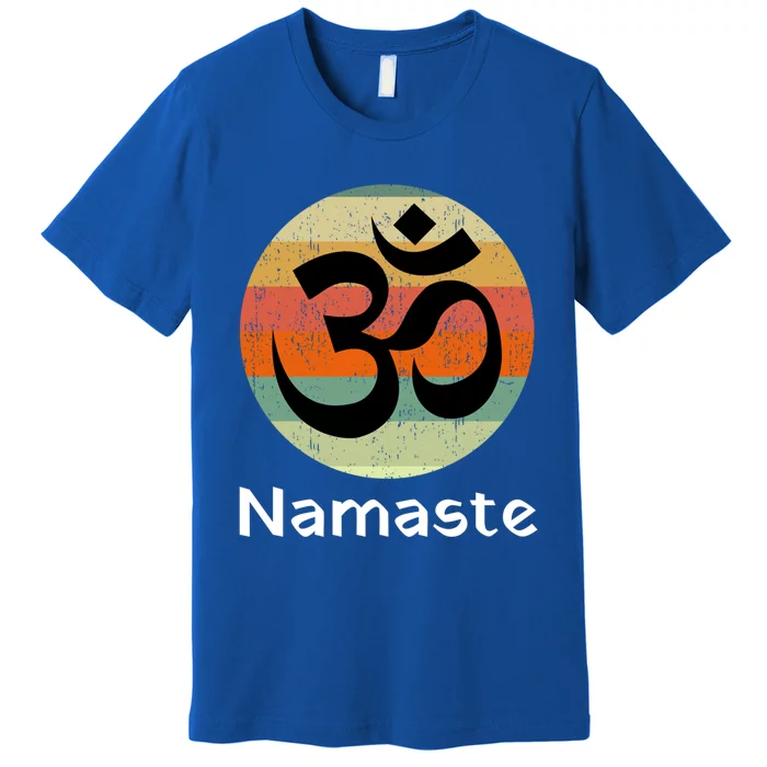 Om Symbol Namaste Ohm Hindu Zen Yoga Day Gift Premium T-Shirt