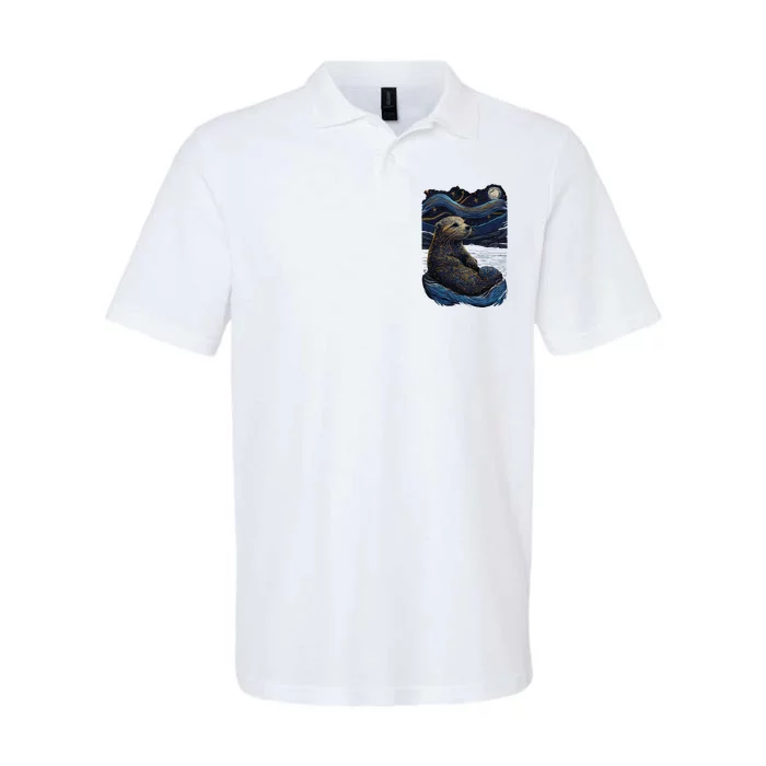 Otter Starry Night Softstyle Adult Sport Polo