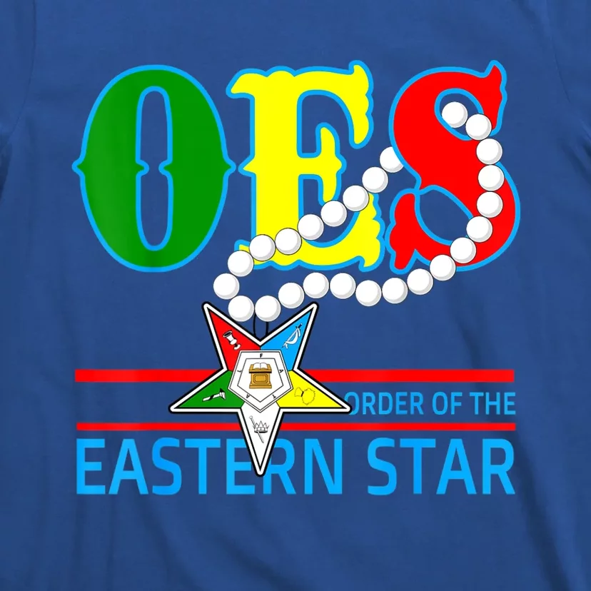 OES Star Necklace Order Of The Eastern Star Mother's Day T-Shirt