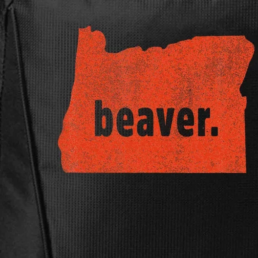 Oregon State Nickname Beaver Distressed City Backpack