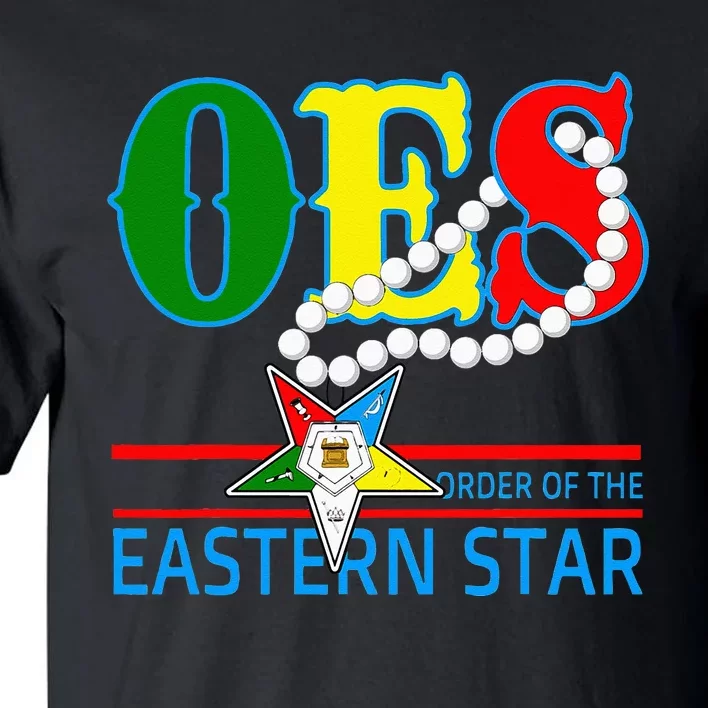 OES Star Necklace Order Of The Eastern Star Mothers Day Tall T-Shirt