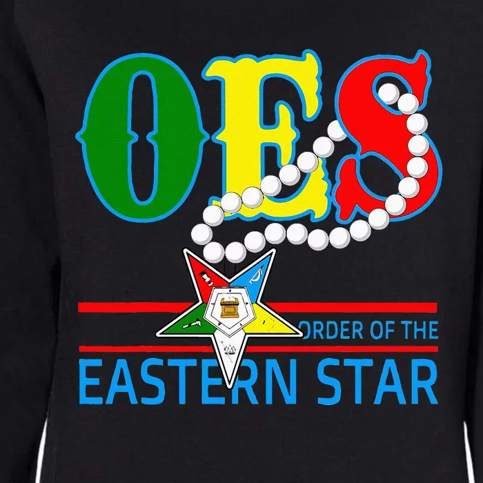 OES Star Necklace Order Of The Eastern Star Mothers Day Womens California Wash Sweatshirt