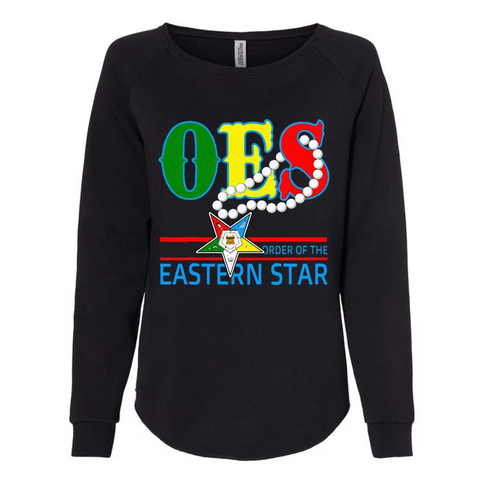 OES Star Necklace Order Of The Eastern Star Mothers Day Womens California Wash Sweatshirt