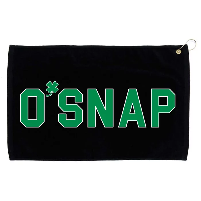 O'Snap Irish St. Patrick's Day Clover Grommeted Golf Towel