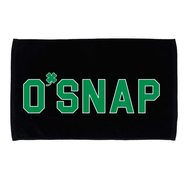 O'Snap Irish St. Patrick's Day Clover Microfiber Hand Towel