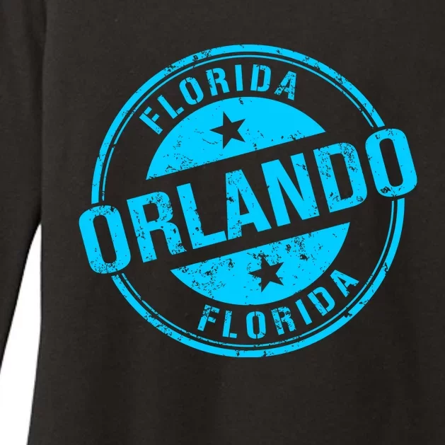 Orlando Stamp Womens CVC Long Sleeve Shirt