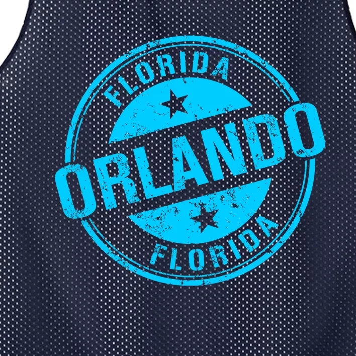 Orlando Stamp Mesh Reversible Basketball Jersey Tank