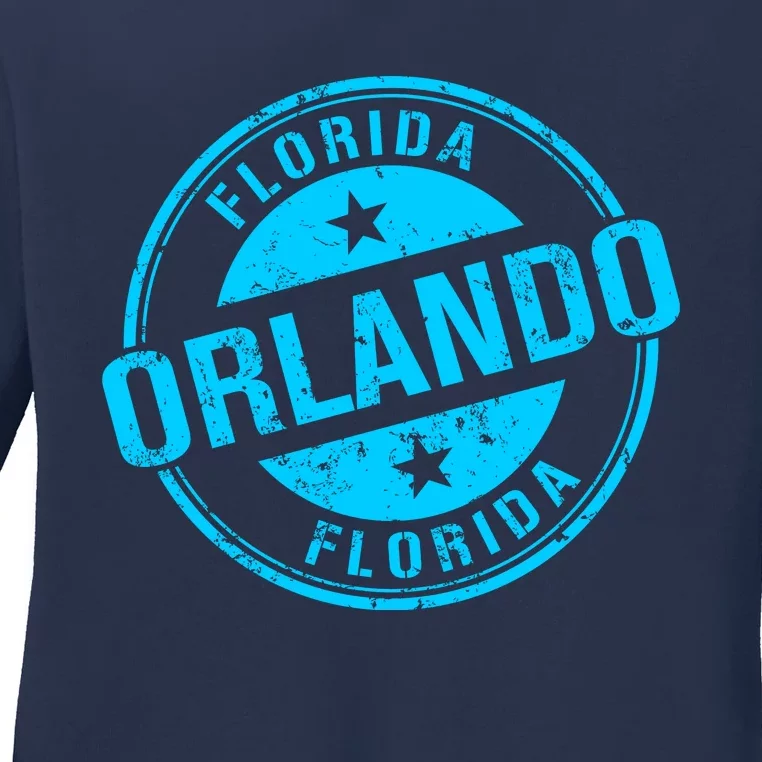 Orlando Stamp Ladies Long Sleeve Shirt