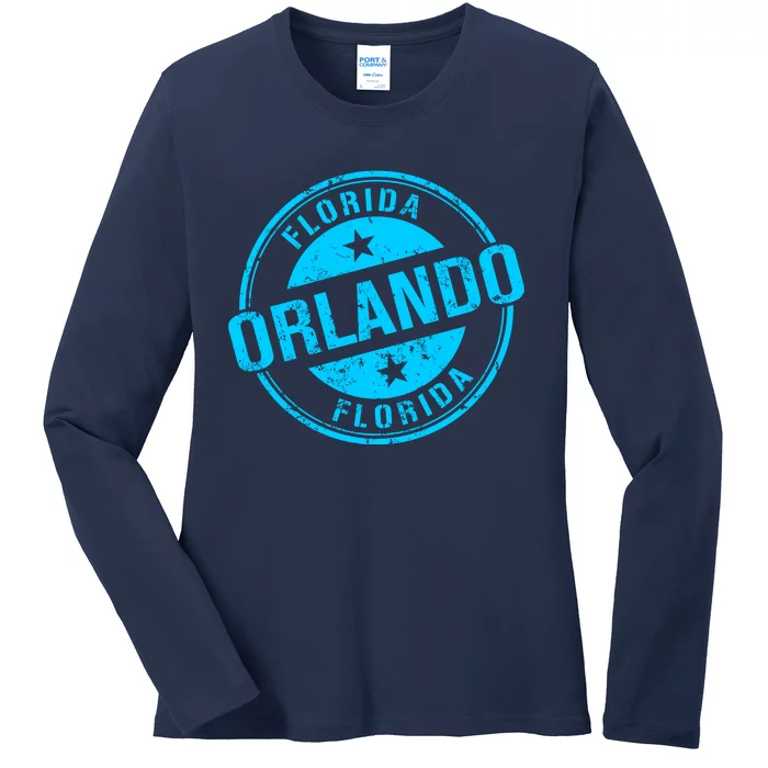 Orlando Stamp Ladies Long Sleeve Shirt