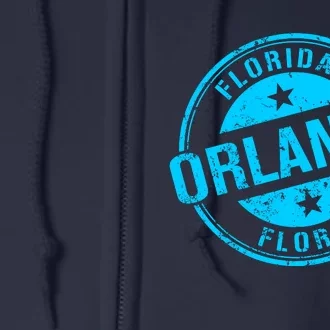 Orlando Stamp Full Zip Hoodie